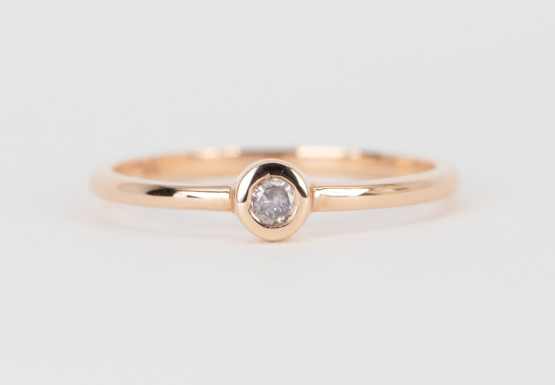 Natural Pink Diamond Ring (Sku R011)