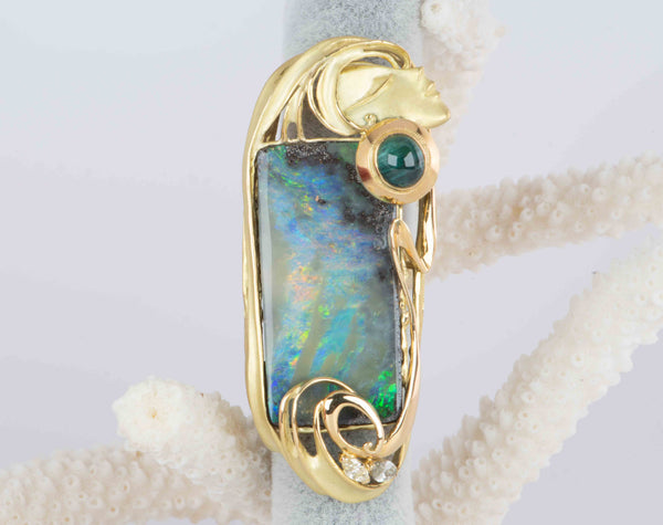 OPAL RING online or PENDANT Stone #awg 68