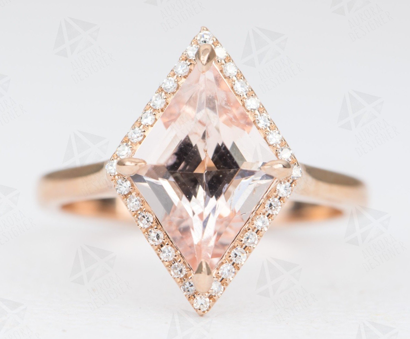 Sereena 14kt White Gold Two-Row Diamond Engagement Ring 4PR1823/75WZTFY