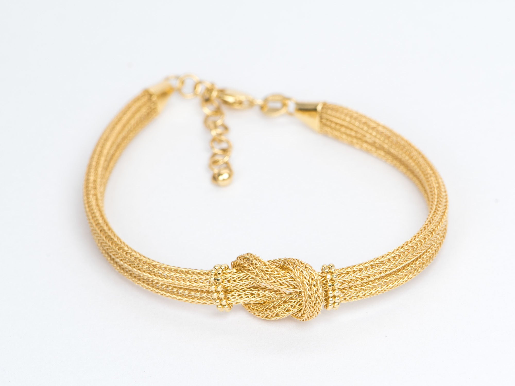 Aurora Designer - 18K Gold AB Half and Half Mixed Bracelet Chain