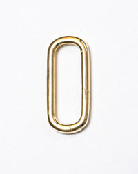 Screw Closure Large Rectangle 19x9mm 14K Gold Carabiner Pendant Holder -  Aurora Designer