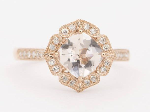 Aurora on sale morganite ring