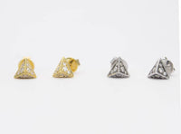 14k Yellow Gold Pyamid Kite Studs – Appelt's Diamonds