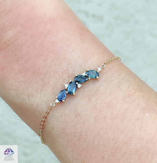 Custom Beaded Bracelet Design | Crystal | Stone | Copper | Pearl